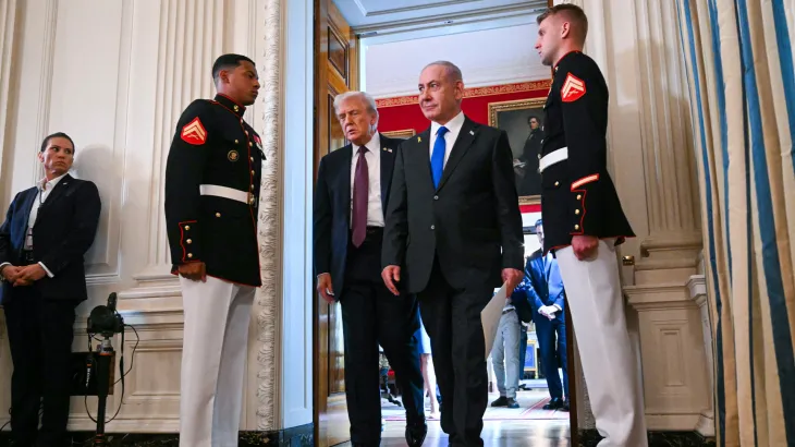 Trump being upstaged by his peer.